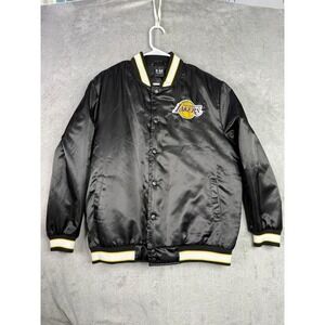 Los Angeles Lakers Satin Bomber Jacket NBA Officially Licensed Ultra Game Size S
